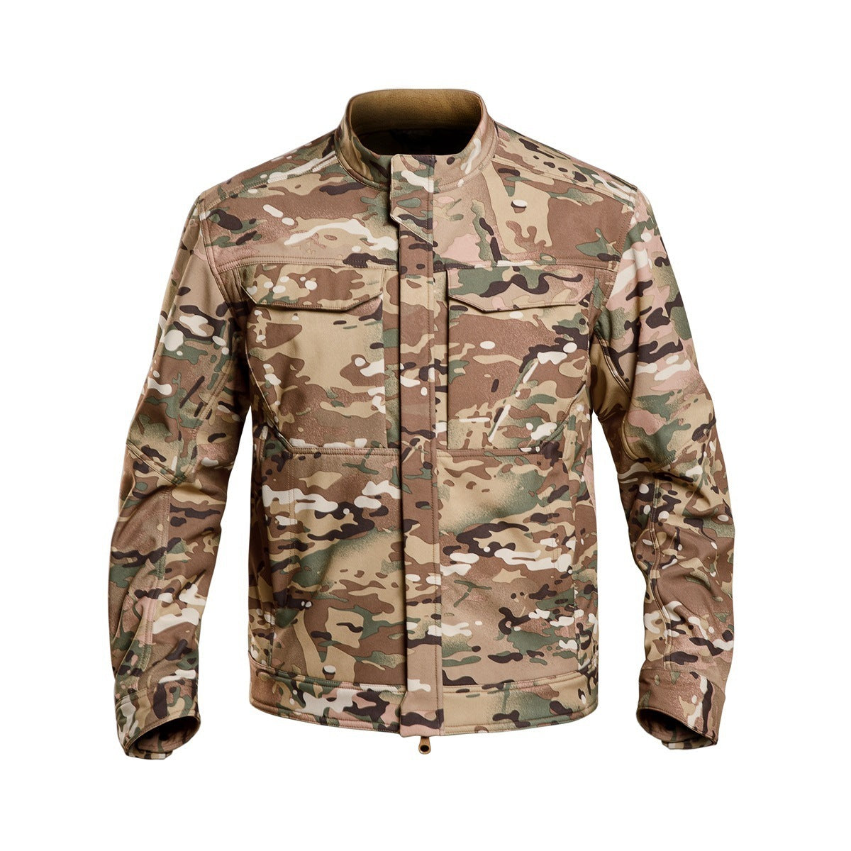 Bone Frog Peak Breaker Soft Shell Jacket Jacket Mountaineering Camping Windproof And Wear-resisting Jacket Tactical Thermal Jacket - Image 3