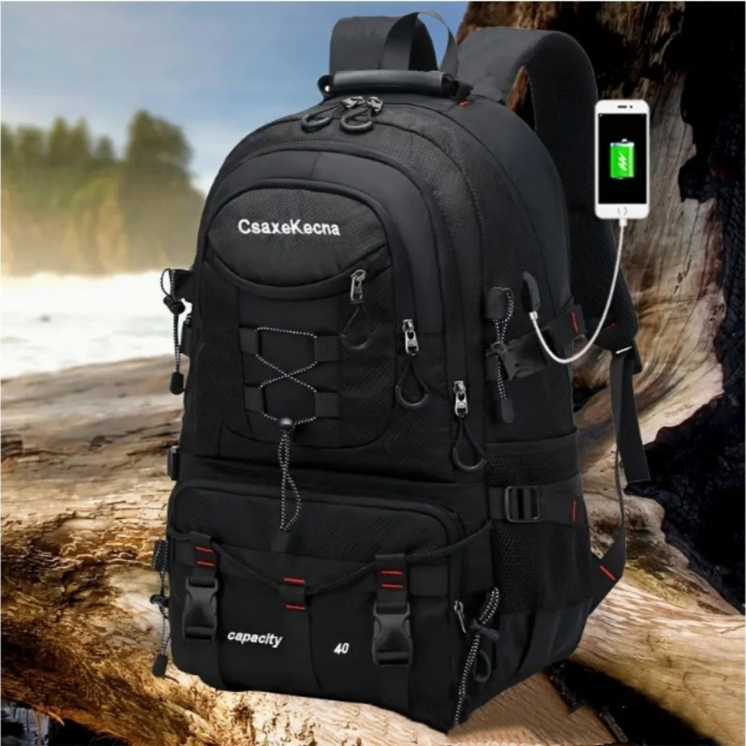Large Capacity Men's Mountaineering Backpack Travel Backpack - Image 3