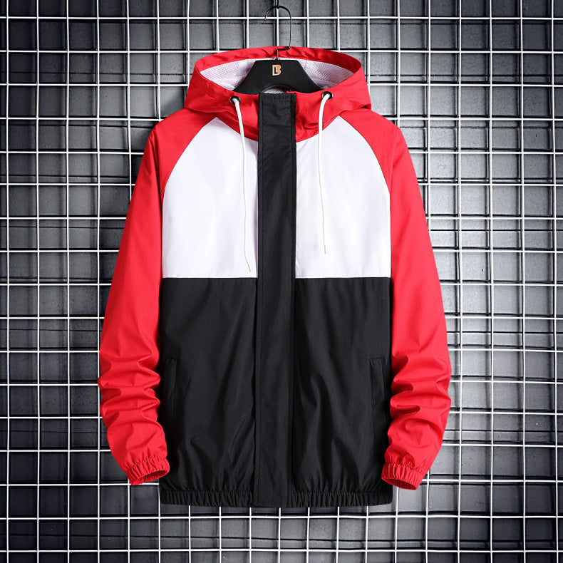 Fashionable Hooded Solid Color Coat Casual Jacket - Image 3