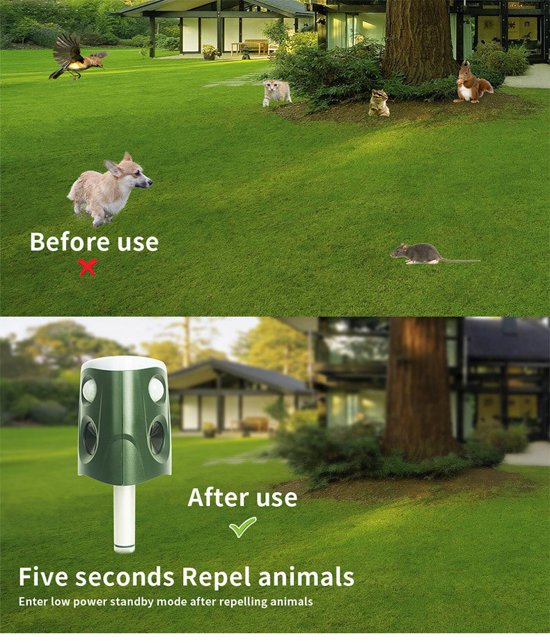 360 Degrees Outdoor Solar Pest Repeller - Image 6