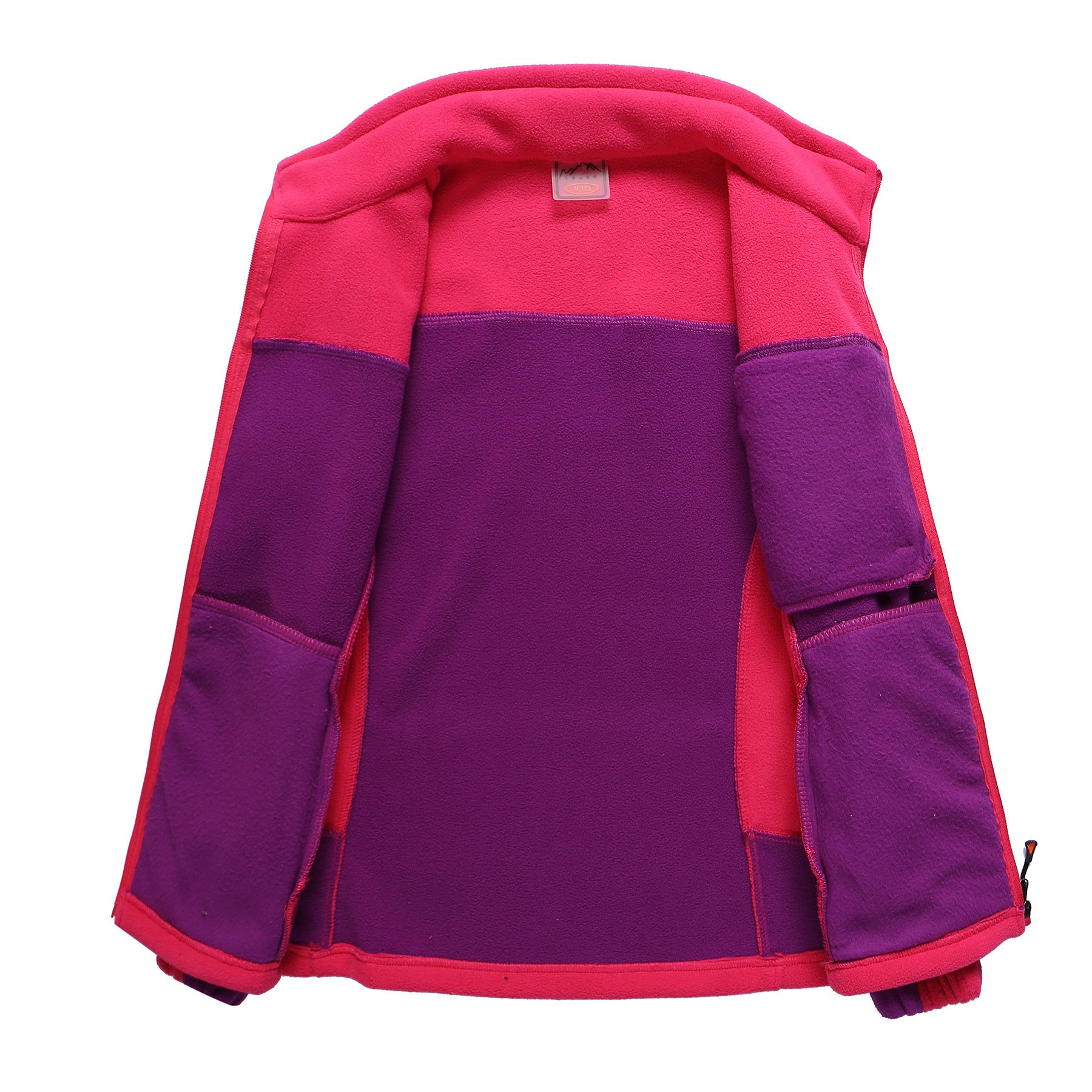 Cross-border Sources Of New Polar Fleece Warm Fleece Couple Cardigan Contrast - Image 2