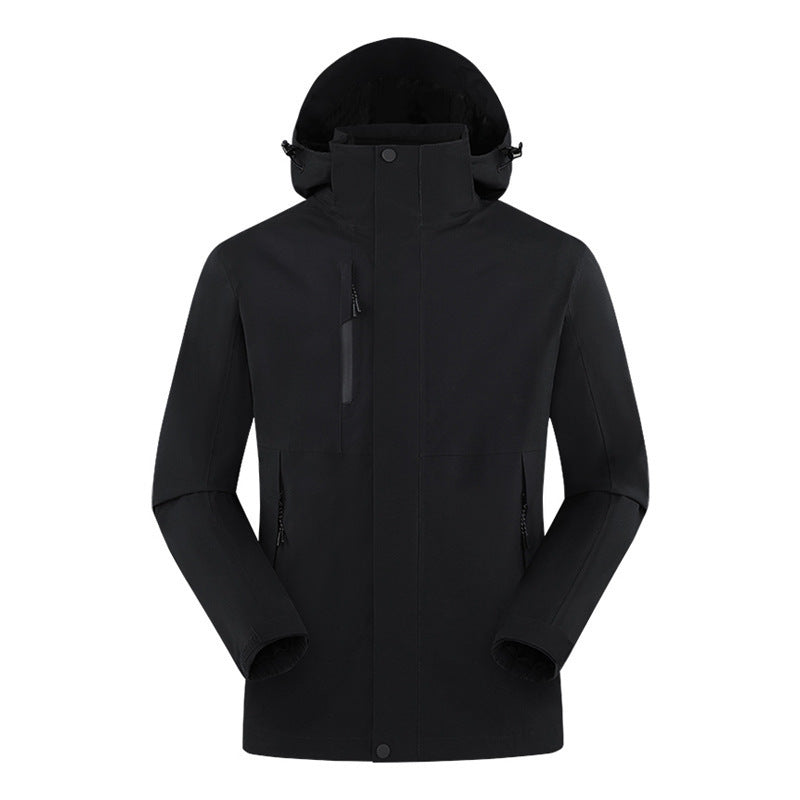 Full Heat Seal Shell Jacket Three-in-one Windproof Outdoor - Image 3