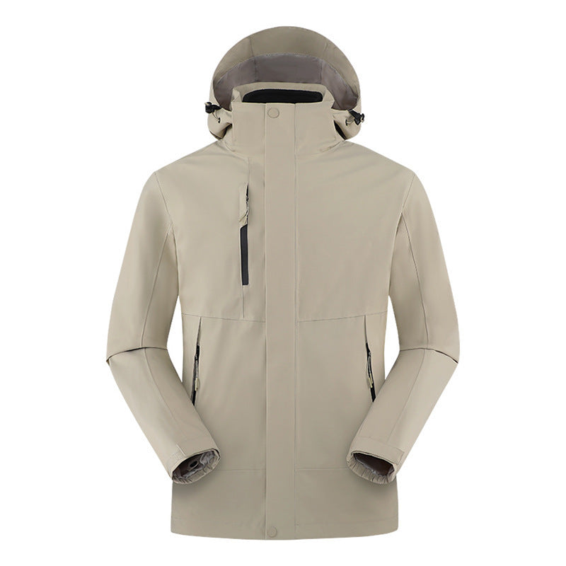 Full Heat Seal Shell Jacket Three-in-one Windproof Outdoor - Image 7