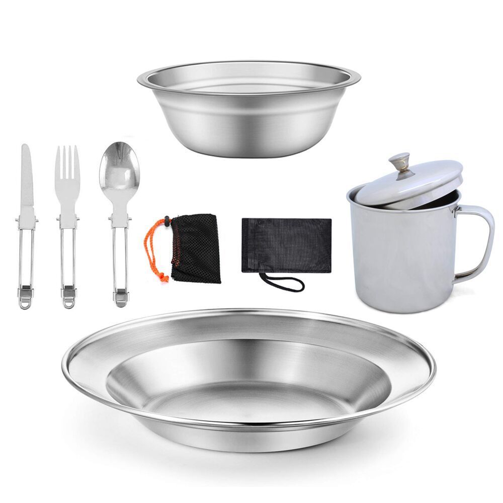 Outdoor Camping Tableware Cookware Set