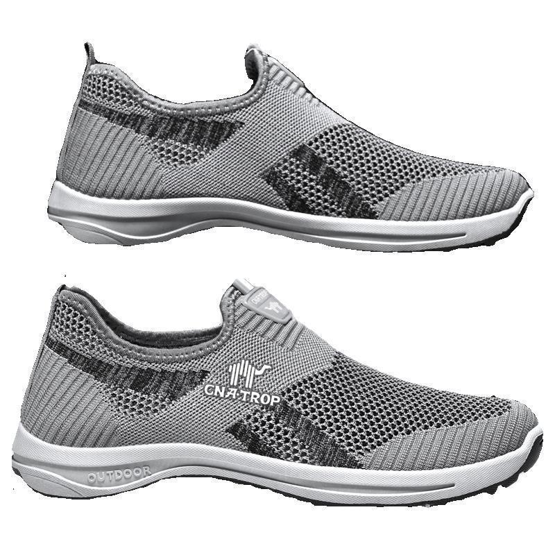 Versatile Casual Daddy's Shoes Men's Sports Lightweight Hiking Shoes Mesh - Image 5
