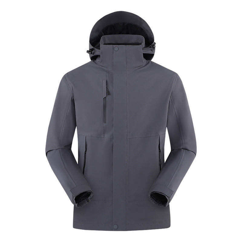 Full Heat Seal Shell Jacket Three-in-one Windproof Outdoor - Image 2