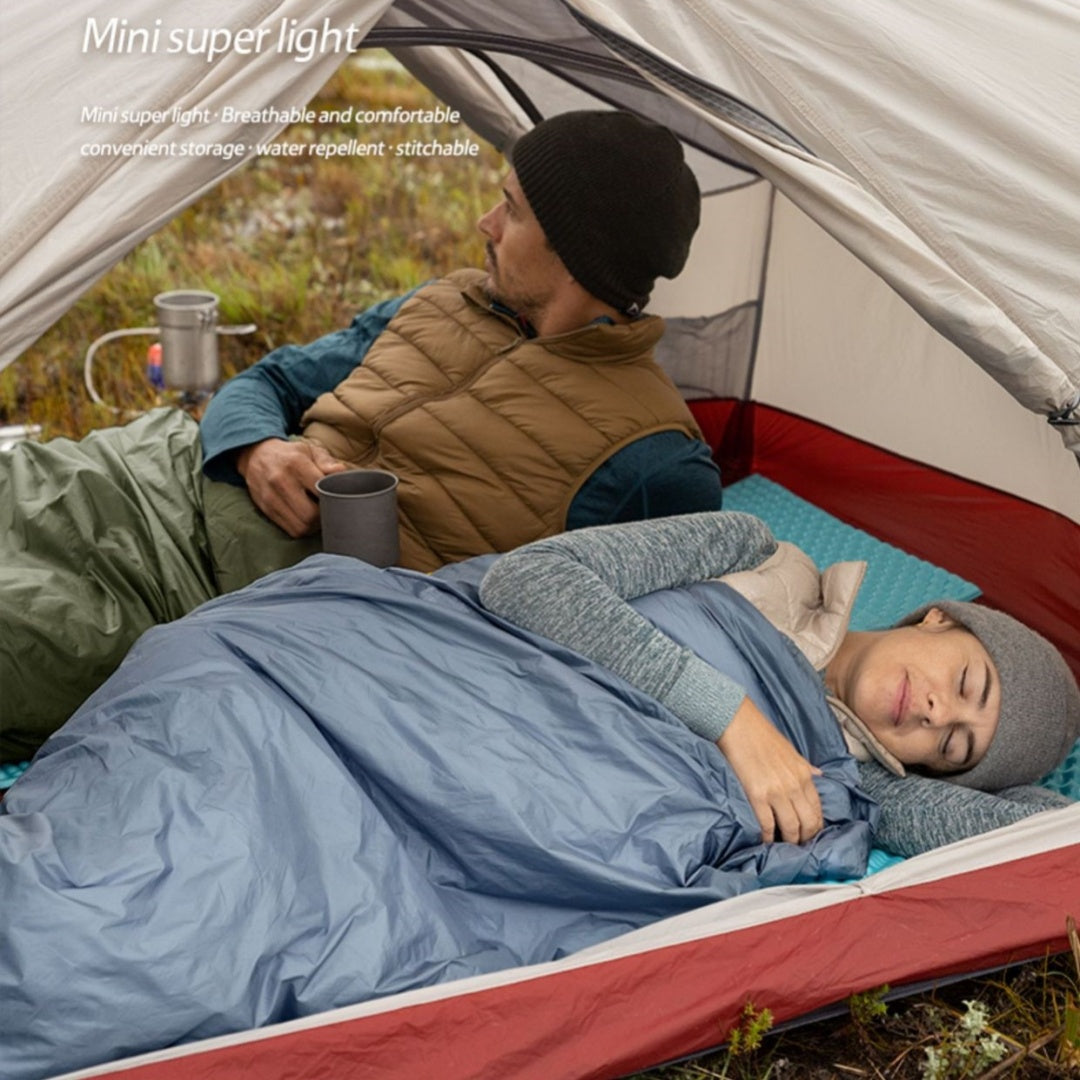 Summer Envelope Thin Sleeping Bag Outdoor Camping Travel Separate Dirty Quilt Portable - Image 11