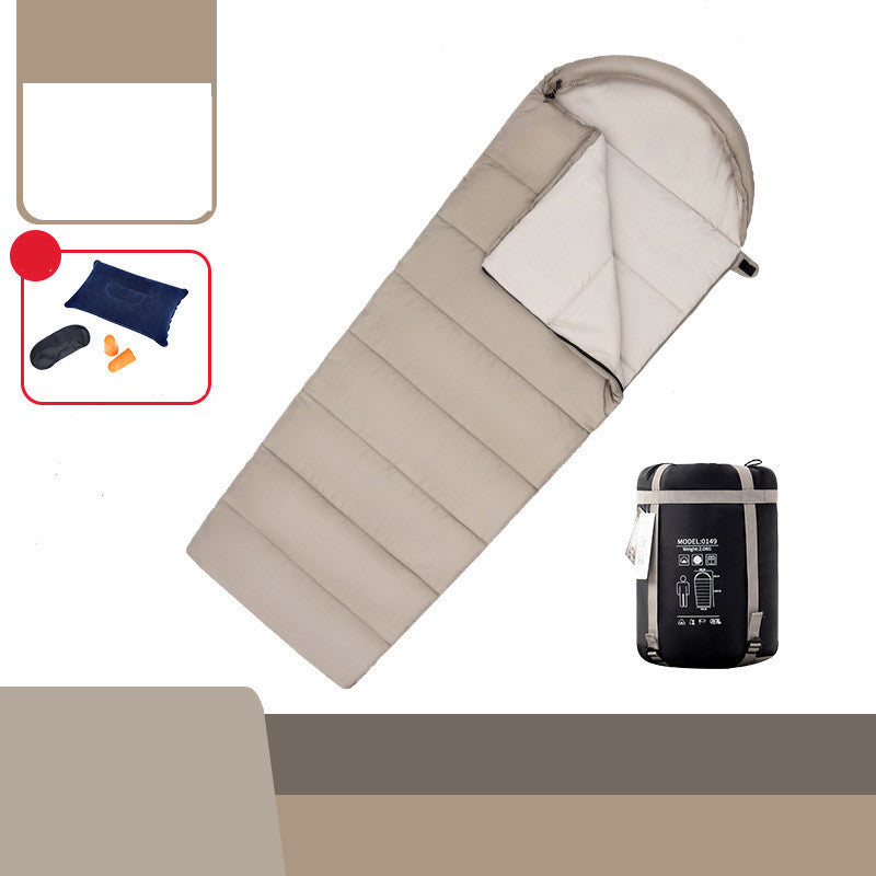 Down Sleeping Bag Outdoor Thick Cotton Stitching - Image 5