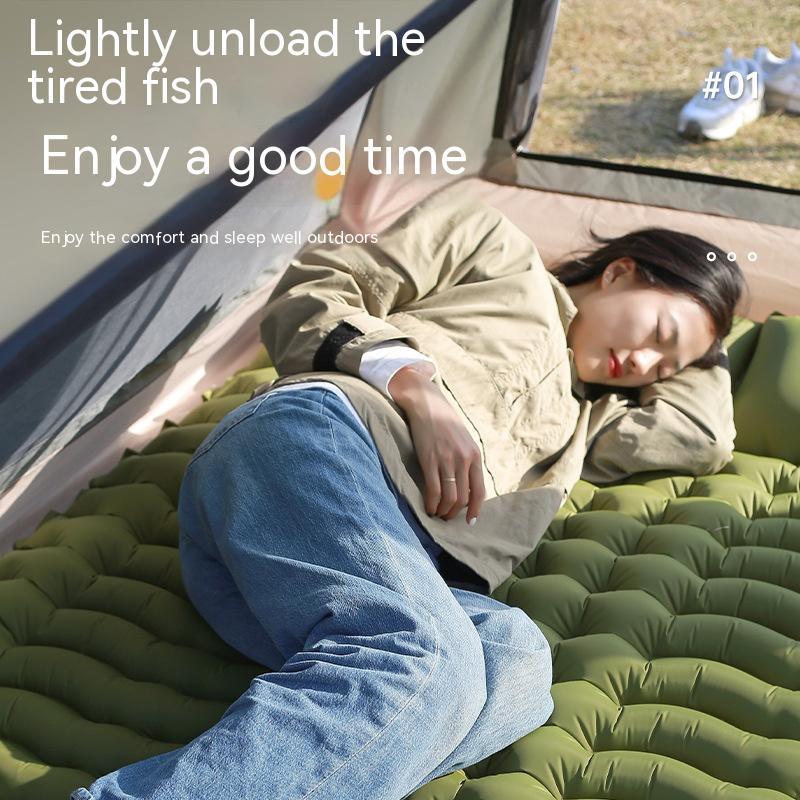 TPU Thickened Double Air Mattress Outdoor Tent Sleeping Mat - Image 8