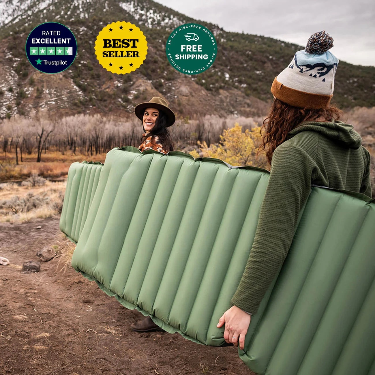 Tent Camping Can Store Outdoor Portable Sleeping Mats - Image 2