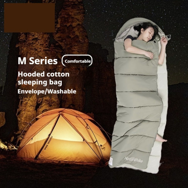 Washable And Spliced Double-person Tent Camping Portable Sleeping Bag - Image 5
