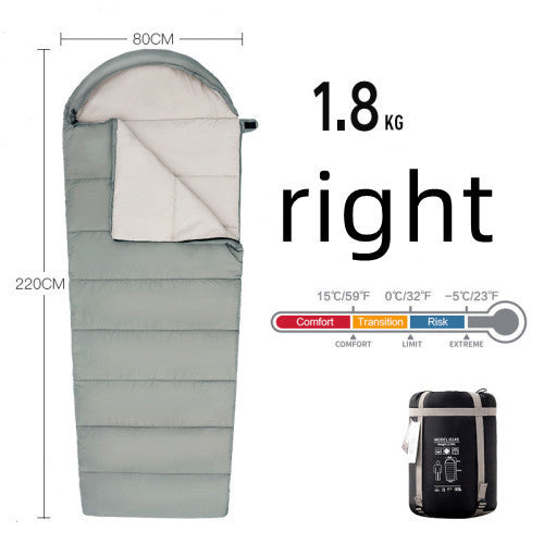 Down Sleeping Bag Outdoor Thick Cotton Stitching - Image 14