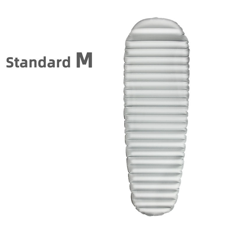 Ultra-light Silver-coated Single Double Inflatable Moisture-proof Outdoor Mountaineering Camping Mat - Image 4