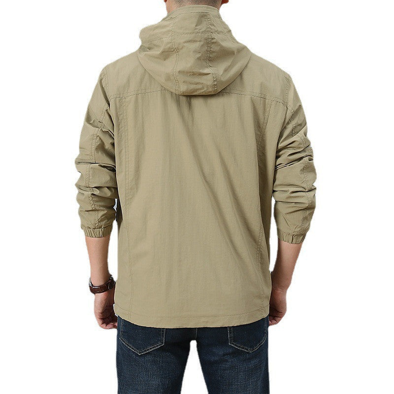 Mountaineering Hooded Jacket Men's Casual Jacket Outdoor