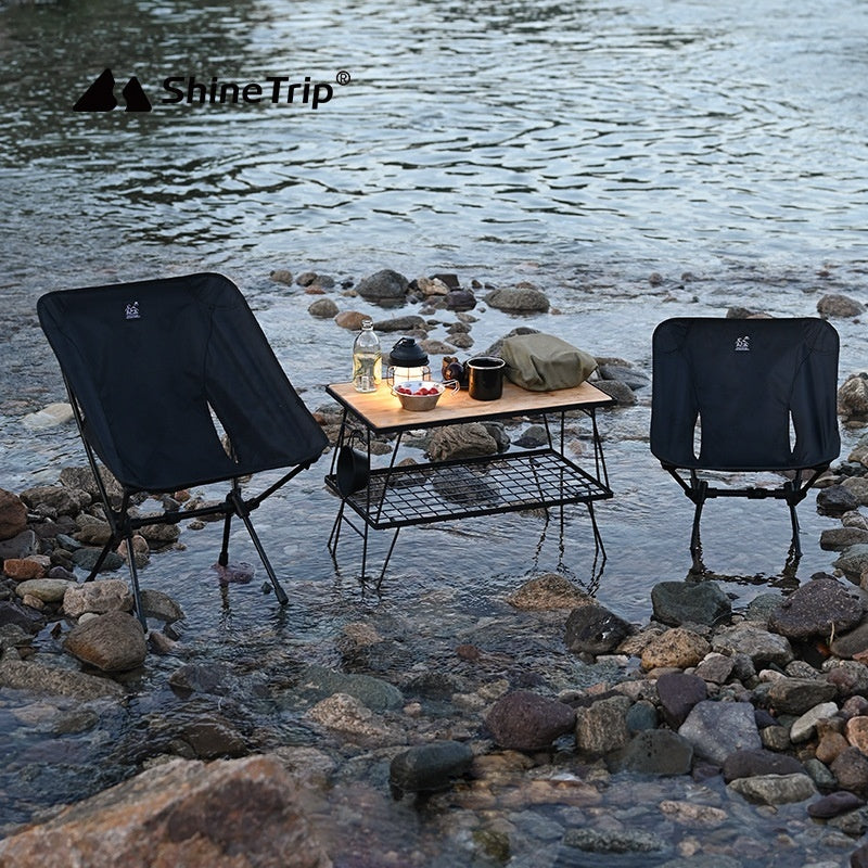 Lightweight Portable Foldable Outdoor Aluminum Alloy Moon Chair - Image 11