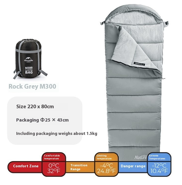 Washable And Spliced Double-person Tent Camping Portable Sleeping Bag - Image 2