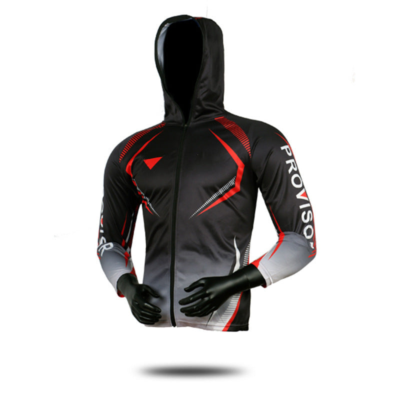 Hooded anti-ultraviolet fishing suit - Image 5