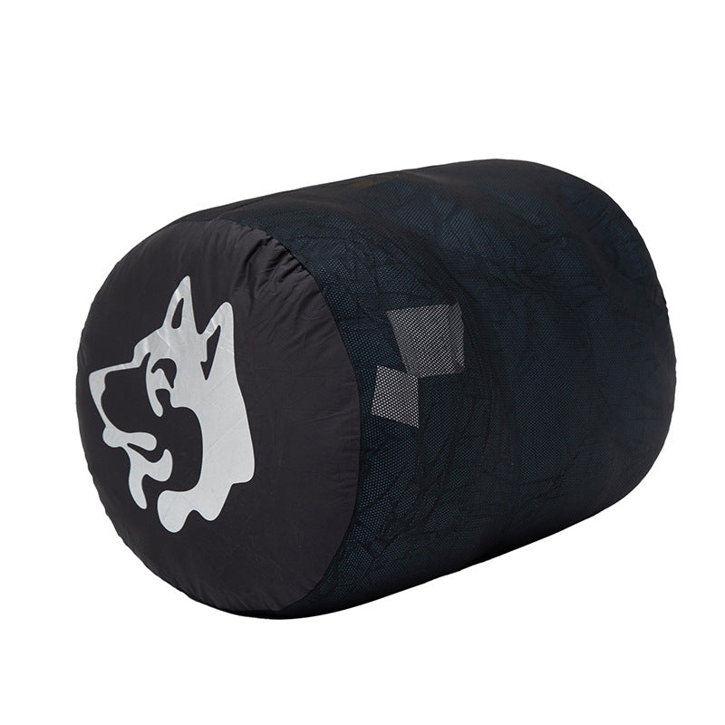 Outdoor Camping Sleeping Bag - Fog Blue And Yellow