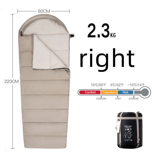 Down Sleeping Bag Outdoor Thick Cotton Stitching - Image 6