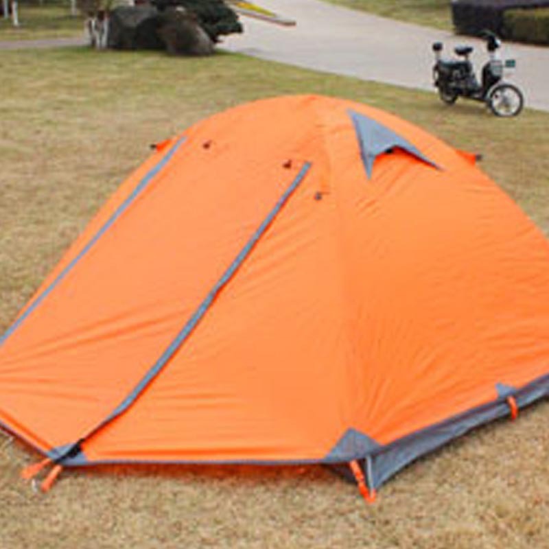 Triple Double Double Double Door Aluminum Pole Camping Tent - Image 6