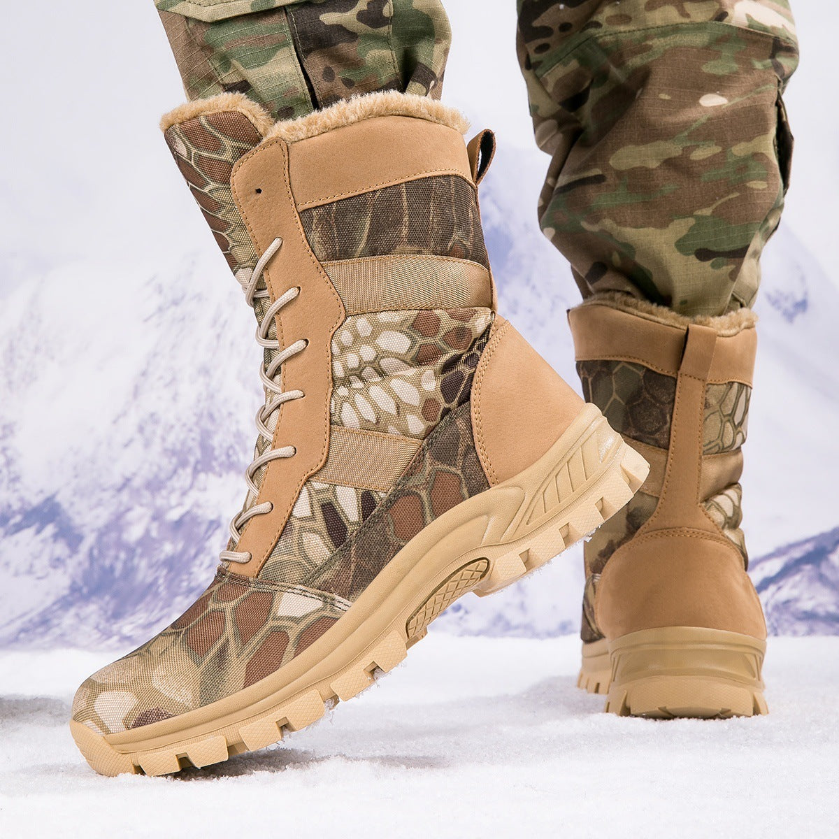 Winter Plush Thermal Cotton Boots Outdoor - Image 7