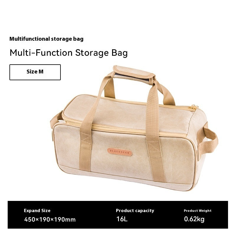 Outdoor Camping Tableware Thickened Gas Tank Stove Cookware Kitchenware Picnic Bag - Image 4