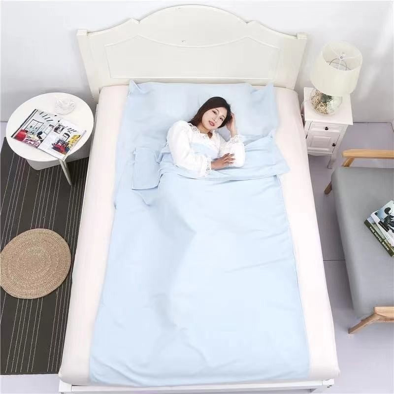 Thin Portable Ultra-light Cotton Sleeping Quilt Cover Anti-dirt-proof Travel Sleeping Bag - Image 5