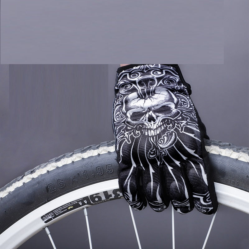 Cycling Gloves Summer Motorcycle Mountain Bike Motorcycle Off-road Breathable And Wearable Sun Protection Thin Touch Screen Gloves For Men - Image 3