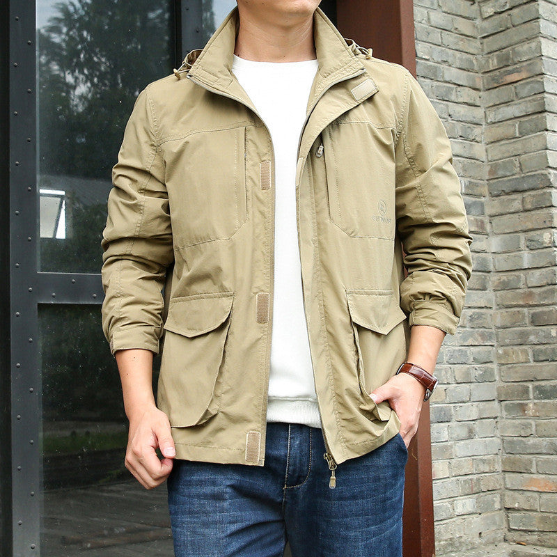 Mountaineering Hooded Jacket Men's Casual Jacket Outdoor - Image 6