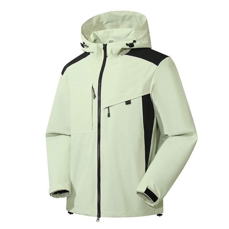 Waterproof Windproof Outdoor Shell Jacket Men And Women Same Style Jacket - Image 4