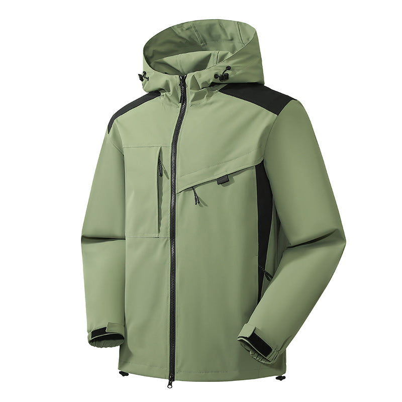Waterproof Windproof Outdoor Shell Jacket Men And Women Same Style Jacket - Image 6