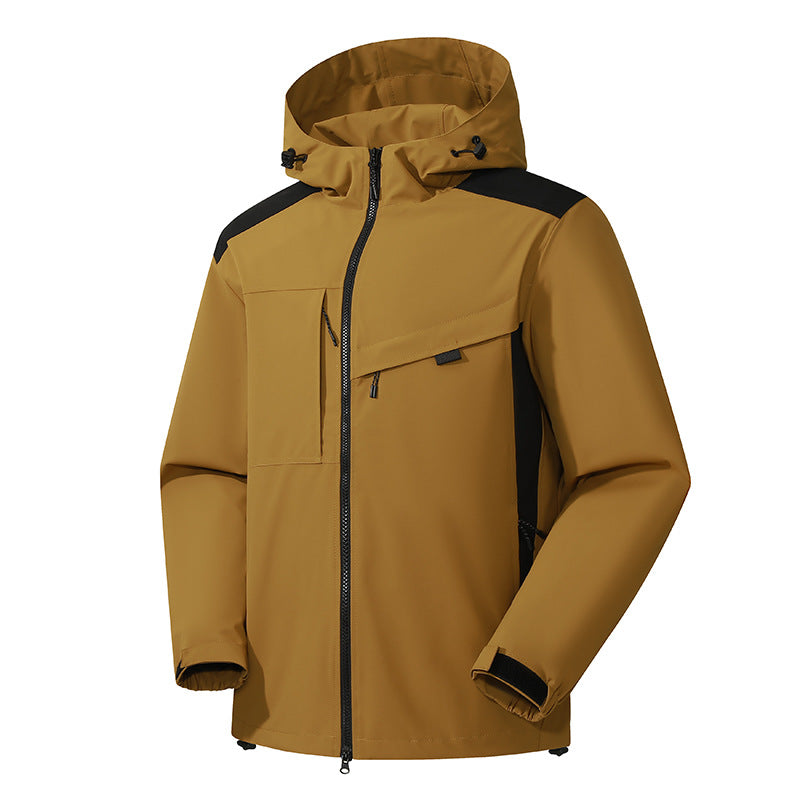 Waterproof Windproof Outdoor Shell Jacket Men And Women Same Style Jacket - Image 7