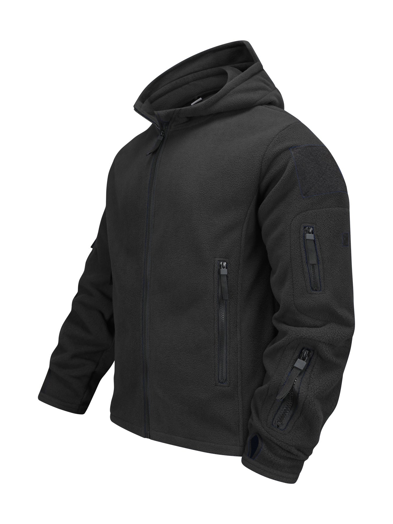 Men's Outdoor Keep Warm Fleece Cold-proof Shell Jacket - Image 10