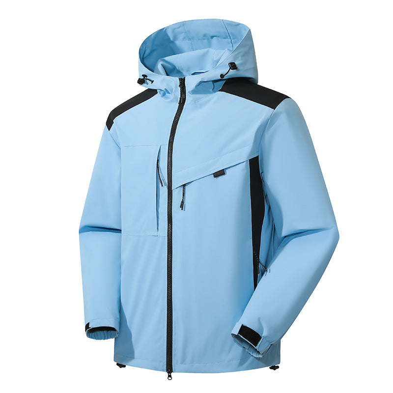 Waterproof Windproof Outdoor Shell Jacket Men And Women Same Style Jacket - Image 2