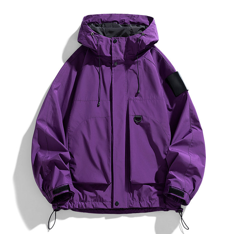 Jacket Men's Windproof Waterproof Leisure Fashion Work Clothes Coat - Image 7