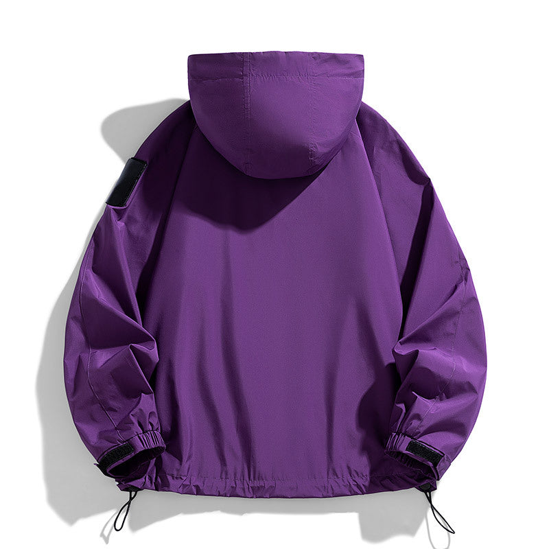 Jacket Men's Windproof Waterproof Leisure Fashion Work Clothes Coat - Image 4