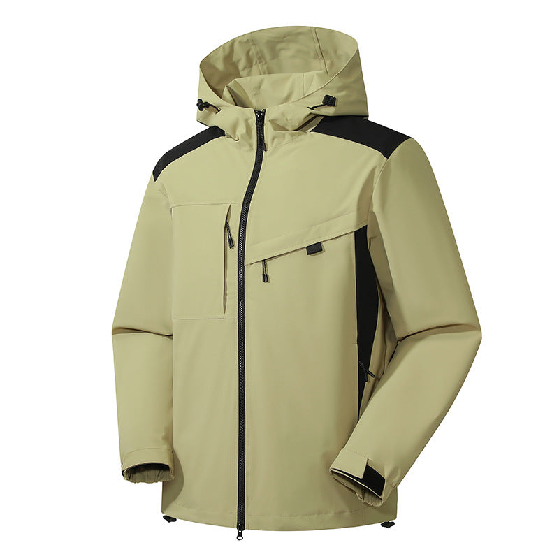 Waterproof Windproof Outdoor Shell Jacket Men And Women Same Style Jacket - Image 8