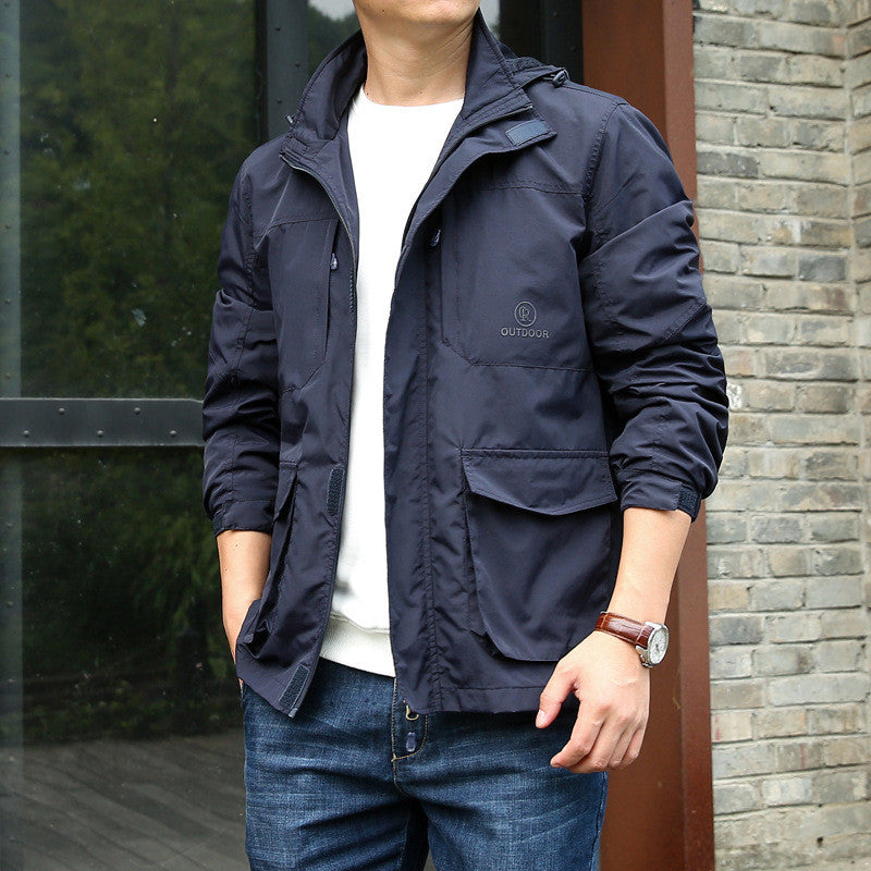 Mountaineering Hooded Jacket Men's Casual Jacket Outdoor - Image 5