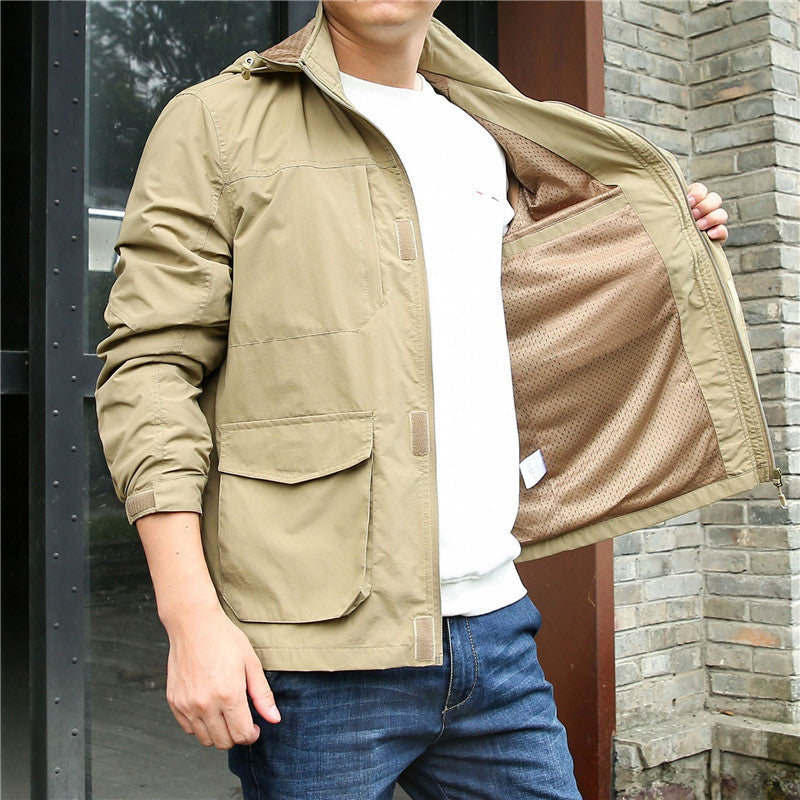 Mountaineering Hooded Jacket Men's Casual Jacket Outdoor - Image 4