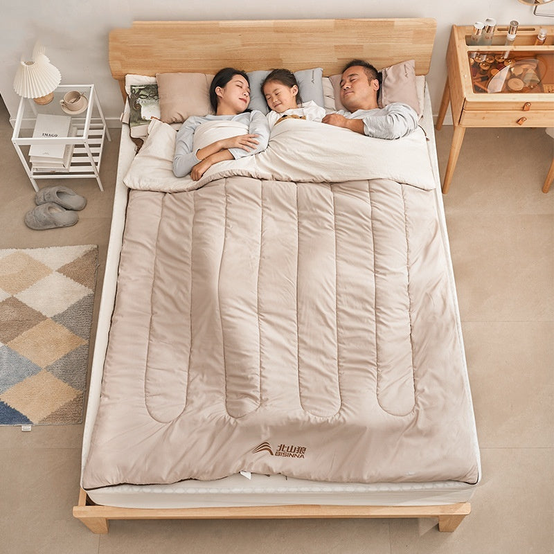 Outdoor Camping Sleeping Bag - 2.6kg Coffee Gray - Image 2