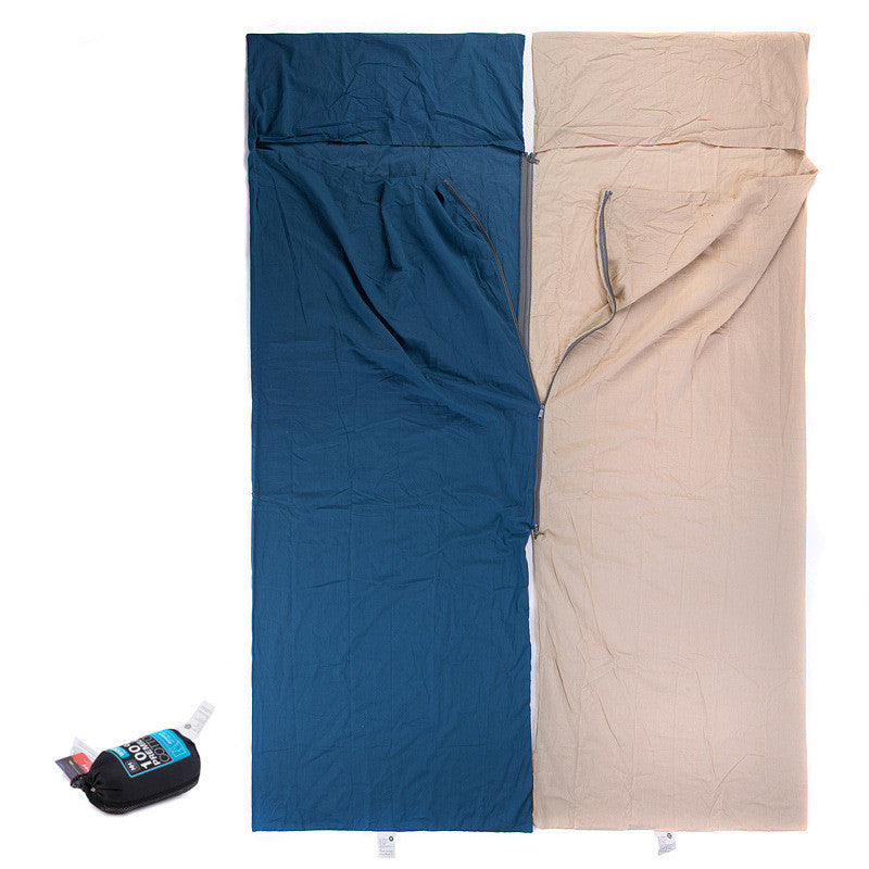 Outdoor Single Sleeping Bag With Cotton Liner And Portable - Image 4