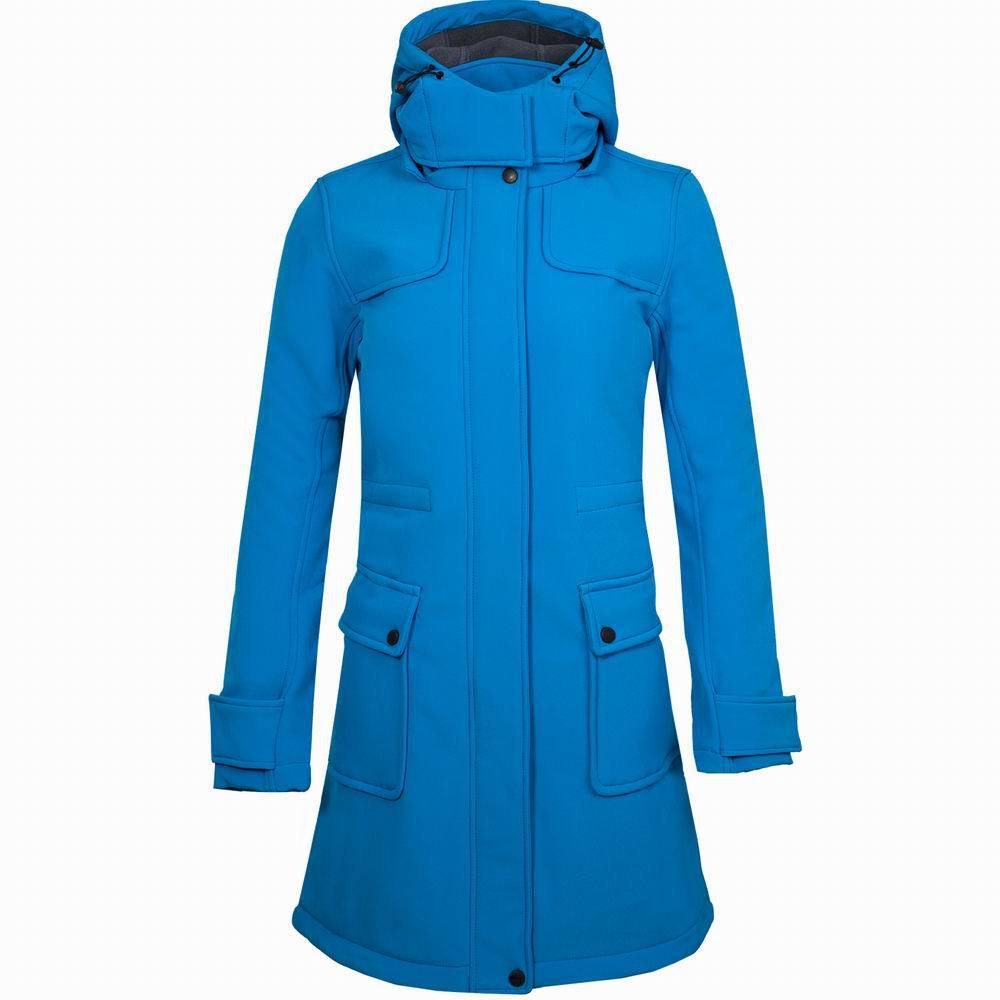 New Sparkling Style Women's Long Outdoor Camping Mountaineering Sports Leisure Shell Jacket - Image 3