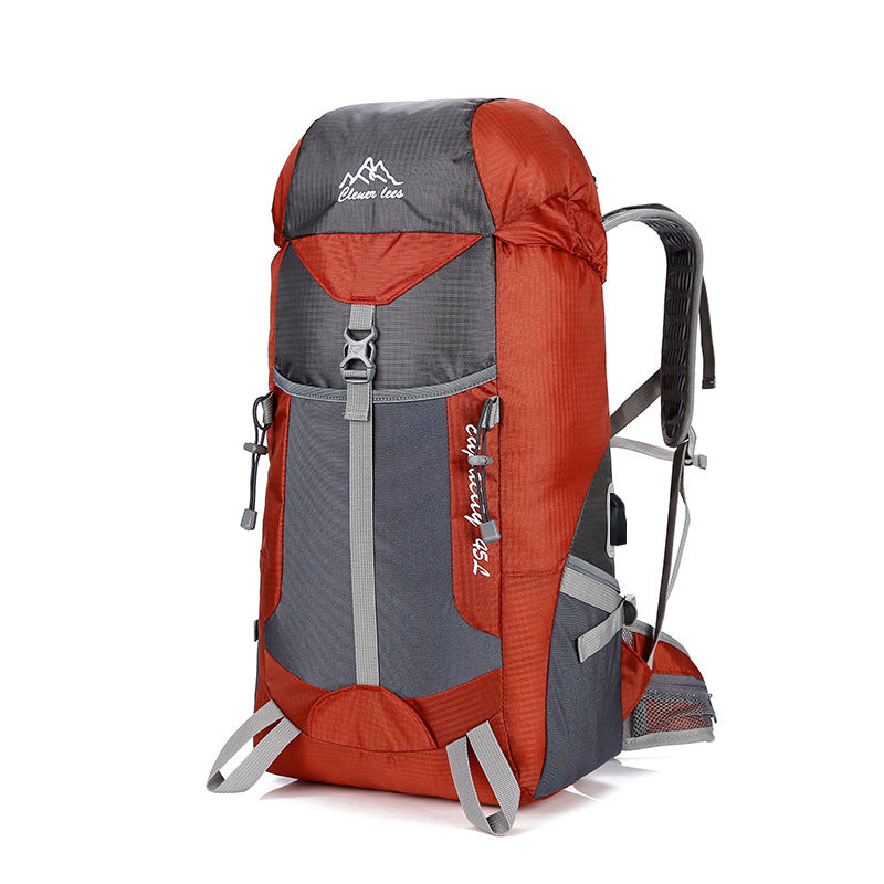Backpack Outing Travel Outdoor Mountaineering Bag USB Charging - Image 2