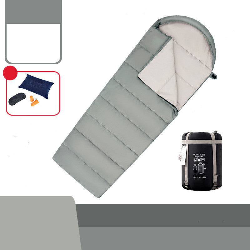 Down Sleeping Bag Outdoor Thick Cotton Stitching - Image 18