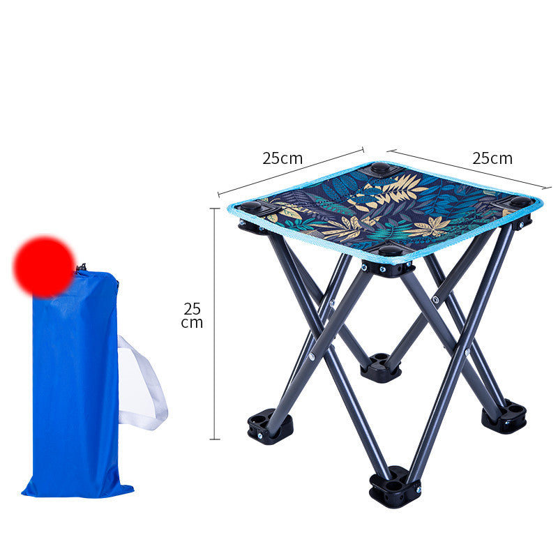 Outdoor Folding Chair Portable Camping Equipment Backrest - Image 14