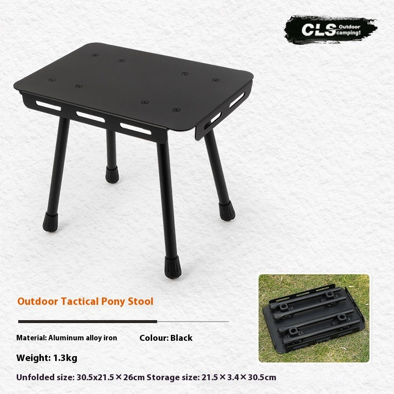 CLS Outdoor Dual Use Mini Folding Table Camping Stool - Image 10
