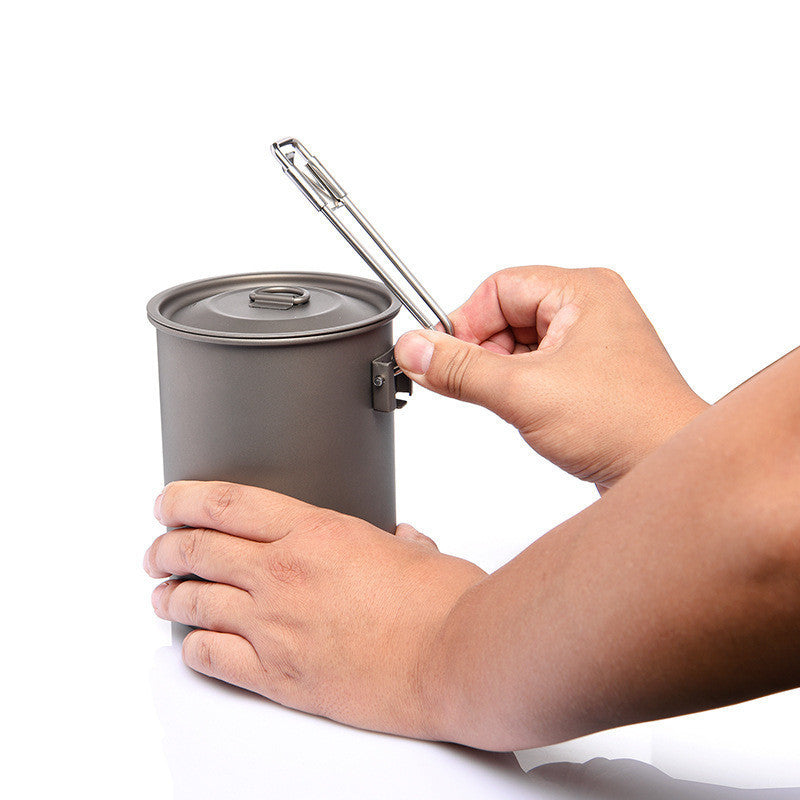 Camping Pot 900ML Pure Titanium Camping Pot - Image 4
