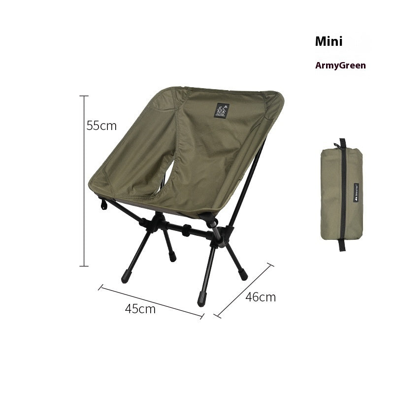 Lightweight Portable Foldable Outdoor Aluminum Alloy Moon Chair - Image 8