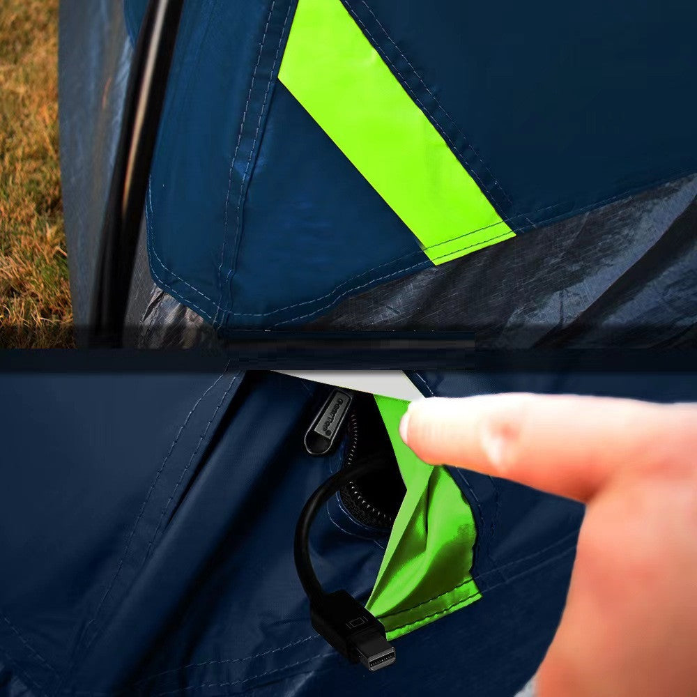 4 Person Black Coated Darkroom Tent For Camping Family Backpacking Tents - Image 3