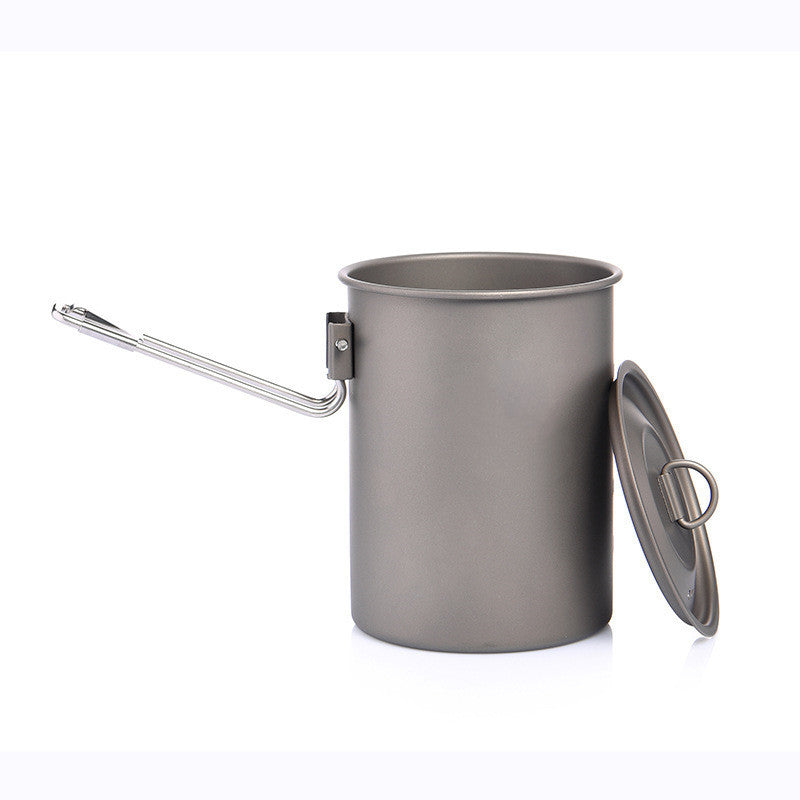 Camping Pot 900ML Pure Titanium Camping Pot - Image 3